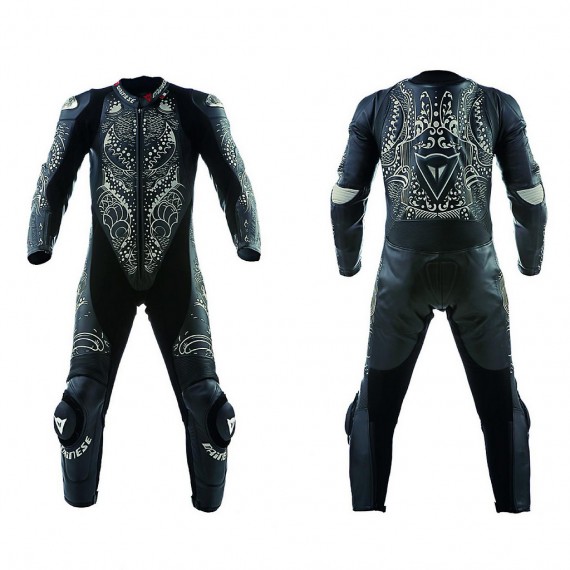 The riding suit from their new collection, Tattoo, is inspired by the art of 